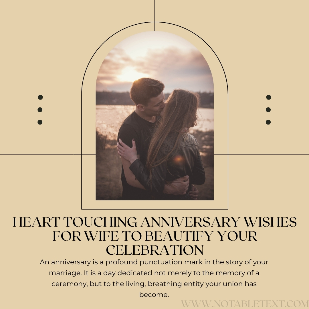 Heart Touching Anniversary Wishes for Wife