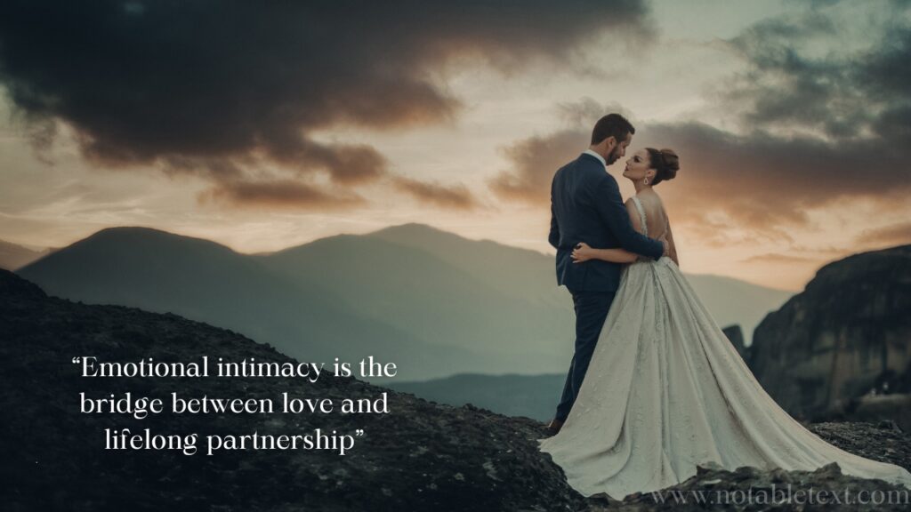 Emotional intimacy turns two hearts into one safe space