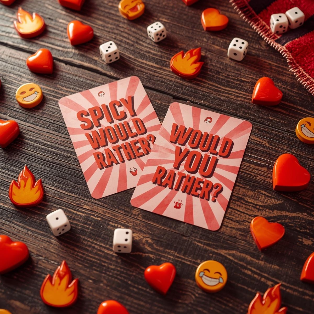 Spicy Would You Rather questions for couples and friends game night
